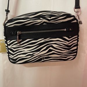 Michael Kors Zebra Crossbody jet set charm